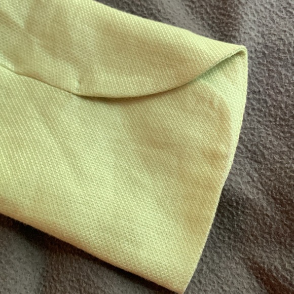 Coldwater Creek green jacket. Three buttons. Ruffled detailing bottom. Size 8 - Picture 9 of 11